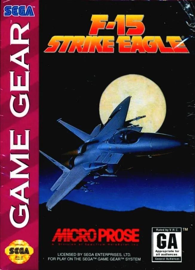 Game | Sega Game Gear | F-15 Strike Eagle Physical Video Games Game Sega