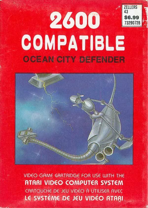 Game | Atari 2600 | Ocean City Defender Physical Video Games Game Atari