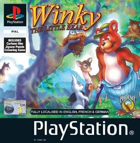 Game | Sony PlayStation PS1 | Winky The Little Bear Physical Video Games Game Sony