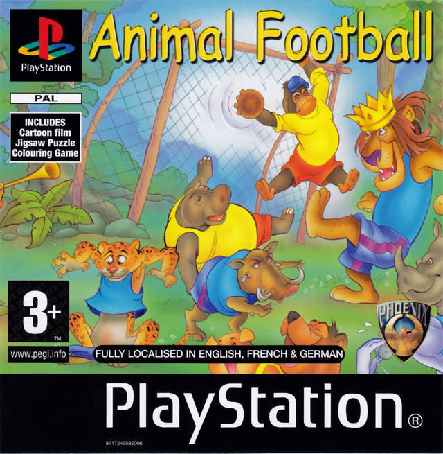 Game | Sony PlayStation PS1 | Animal Football