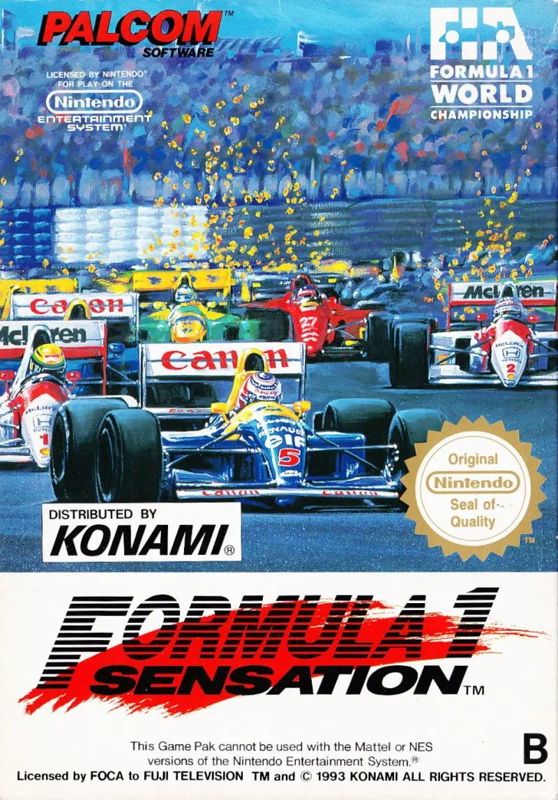 Game | Nintendo NES | Formula 1 Sensation Physical Video Games Game Nintendo