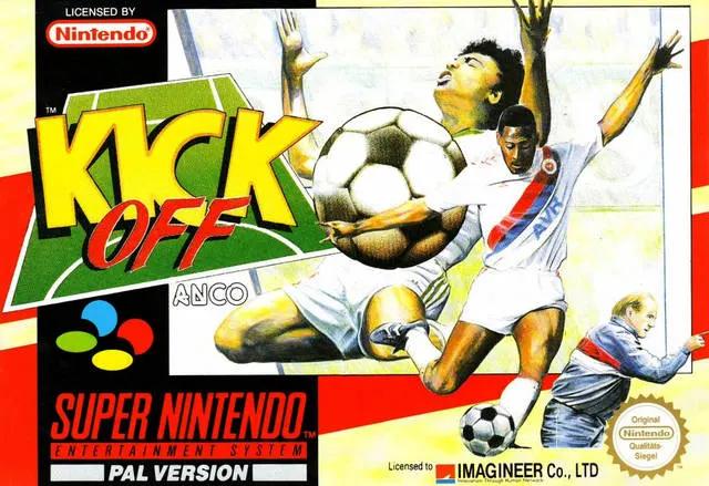 Game | Super Nintendo SNES | Kick Off Physical Video Games Game Nintendo
