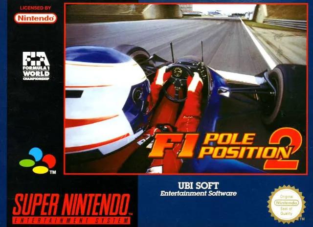 Game | Super Nintendo SNES | F1 Pole Position 2 Physical Video Games Game Nintendo
