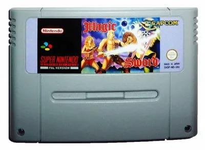 Game | Super Nintendo SNES | Magic Sword Physical Video Games Game Nintendo