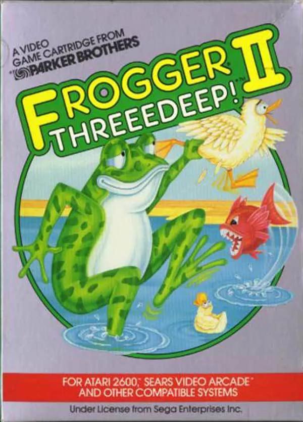 Game | Atari 2600 | Frogger II: Threeedeep Physical Video Games Game Atari