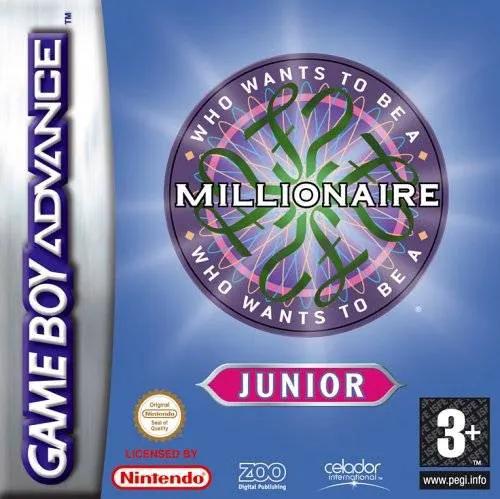 Game | Nintendo Game Boy Advance GBA | Who Wants To Be A Millionaire Junior Physical Video Games Game Nintendo