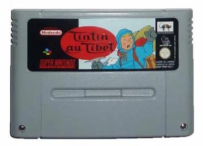 Game | Super Nintendo SNES | Tintin In Tibet Physical Video Games Game Nintendo
