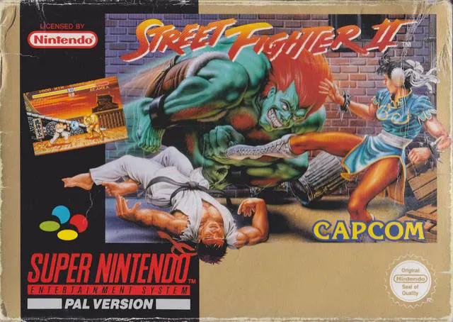Game | Super Nintendo SNES | Street Fighter II Physical Video Games Game Nintendo