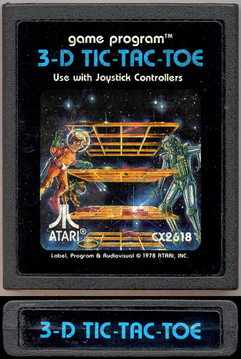 Game | Atari 2600 | 3D Tic Tac Toe (Text Label)