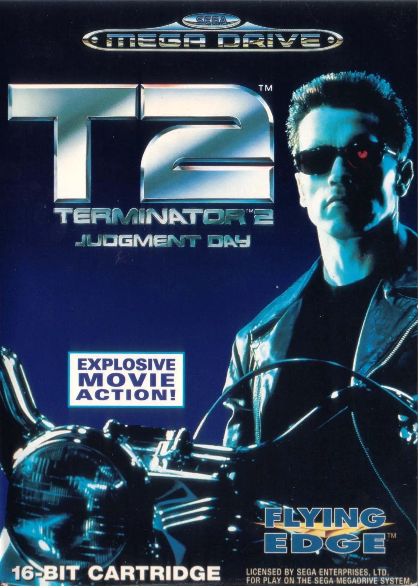 Game | Sega Mega Drive | Terminator 2 Judgment Day Physical Video Games Game Sega