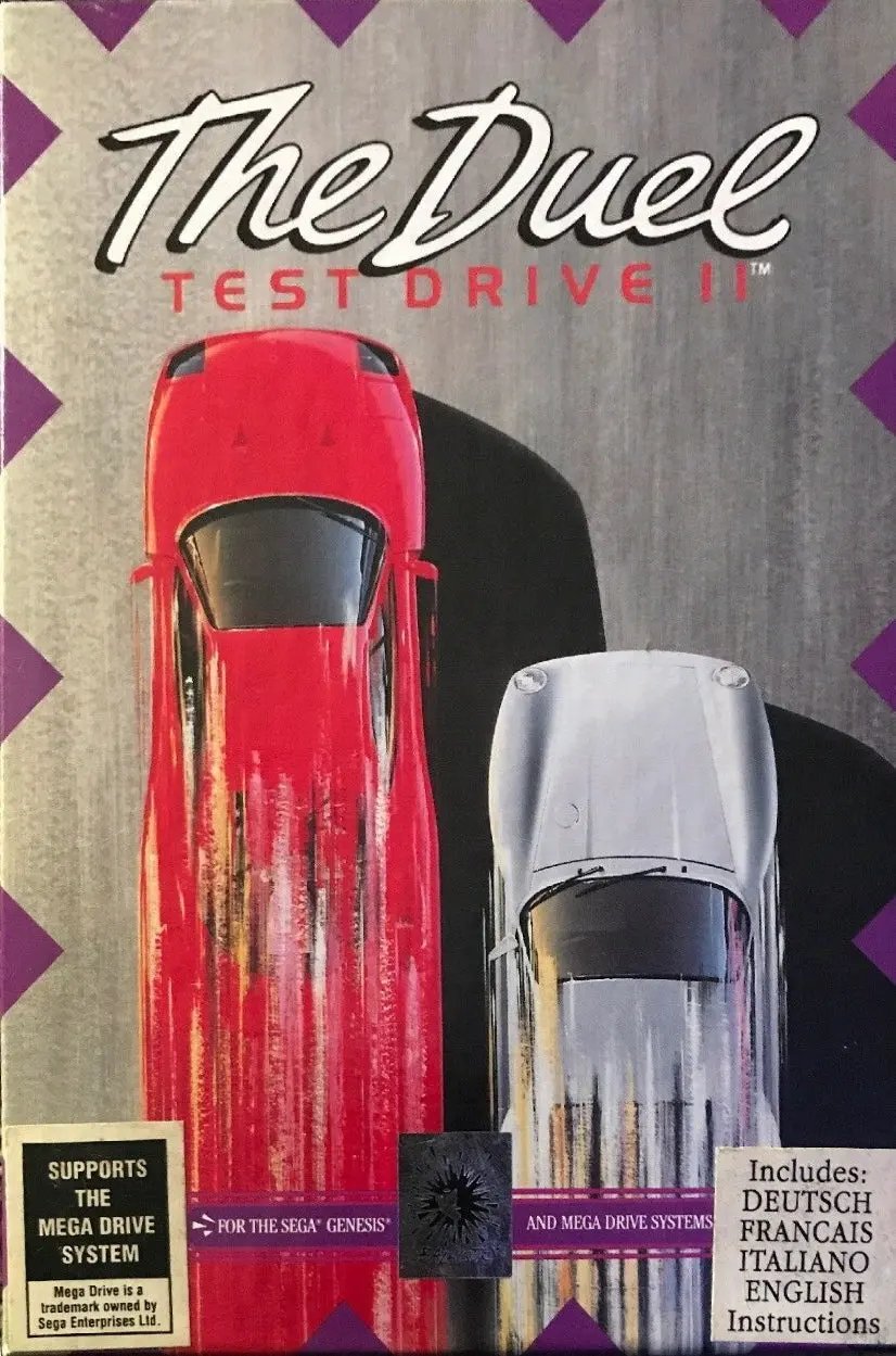 Game | Sega Mega Drive | The Duel: Test Drive II Physical Video Games Game Sega
