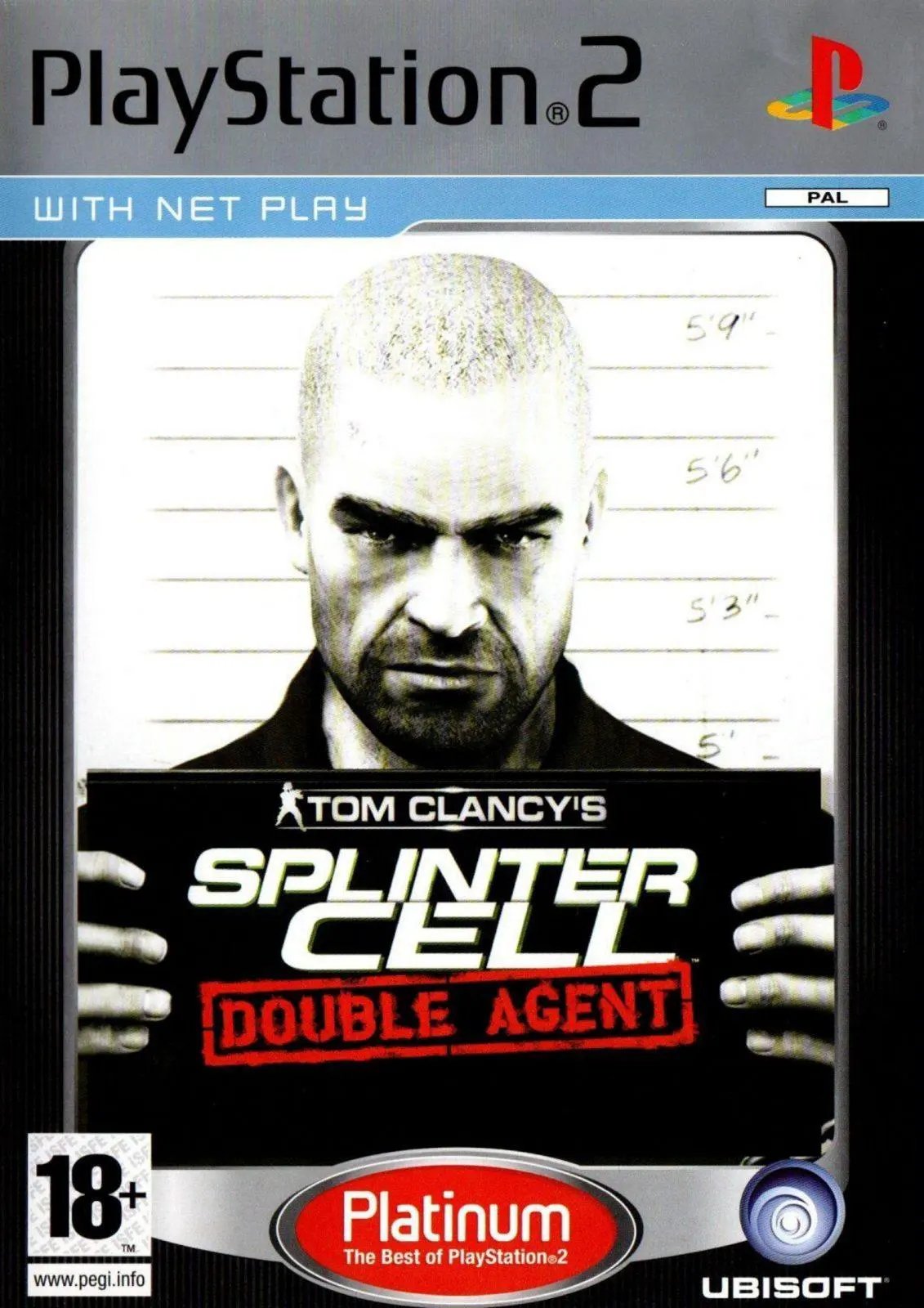 Game | Sony PlayStation PS2 | Splinter Cell Double Agent (Platinum) Physical Video Games Game Sony