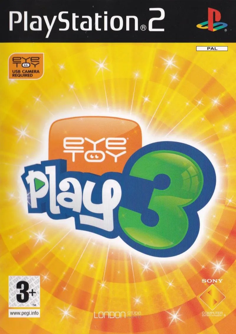 Game | Sony PlayStation PS2 | Eye Toy Play 3 Physical Video Games Game Sony
