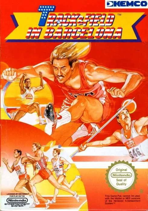 Game | Nintendo NES | Track And Field In Barcelona Physical Video Games Game Nintendo