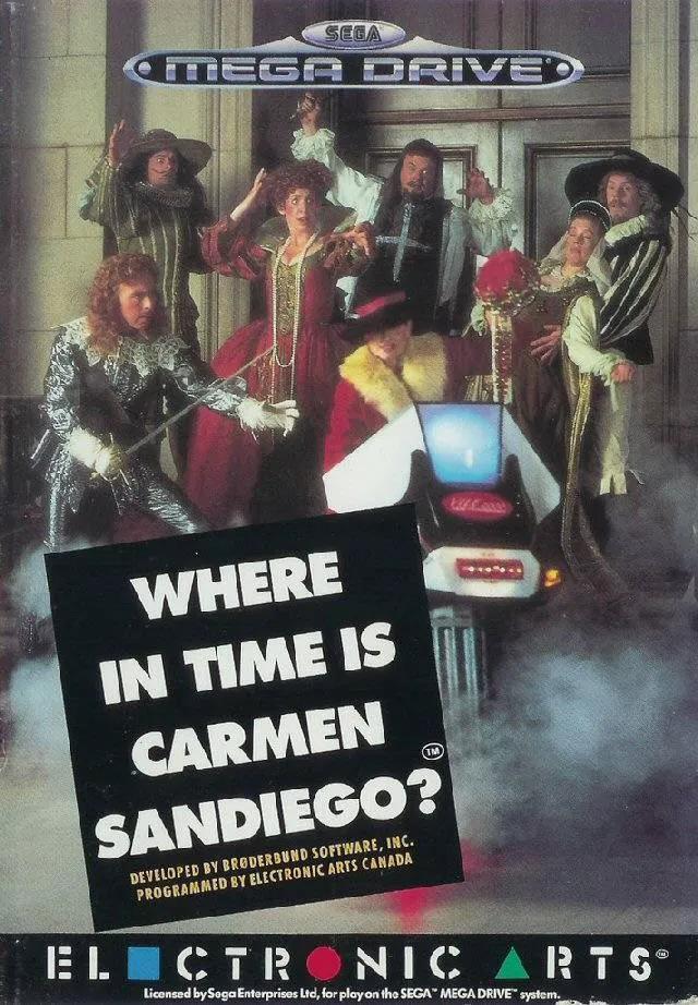 Game | Sega Mega Drive | Where In Time Is Carmen Sandiego? Physical Video Games Game Sega