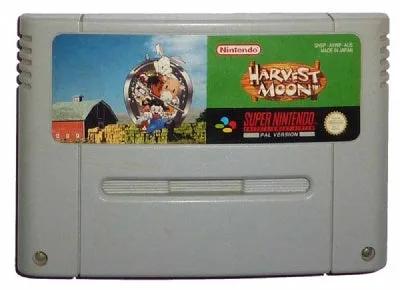 Game | Super Nintendo SNES | Harvest Moon Physical Video Games Game Nintendo