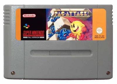 Game | Super Nintendo SNES | Pac-Attack Physical Video Games Game Nintendo