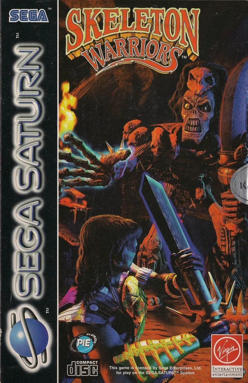 Game | Sega Saturn | Skeleton Warriors Physical Video Games Game Sega