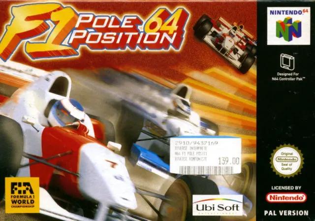 Game | Nintendo N64 | F1 Pole Position 64 Physical Video Games Game Nintendo