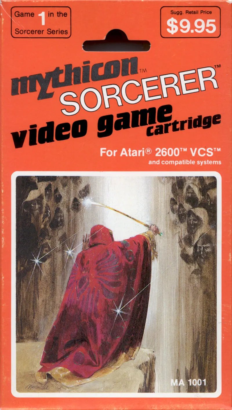 Game | Atari 2600 | Sorcerer Physical Video Games Game Atari