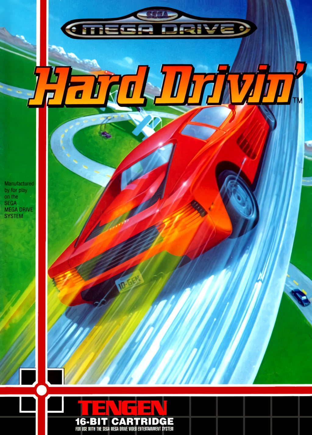 Game | Sega Mega Drive | Hard Drivin'