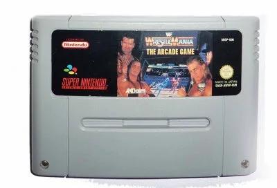 Game | Super Nintendo SNES | WWF Wrestlemania Arcade Game Physical Video Games Game Nintendo