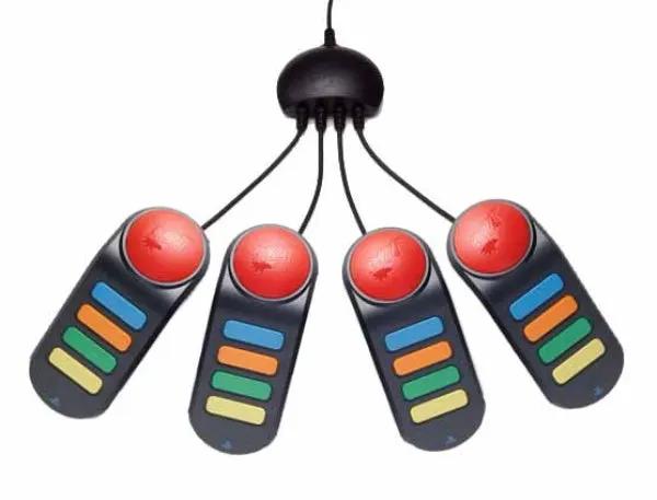 Accessory | PS2 | PS2 Buzz 4 Wired Buzzer Controller Set Controllers & Attachments Sony