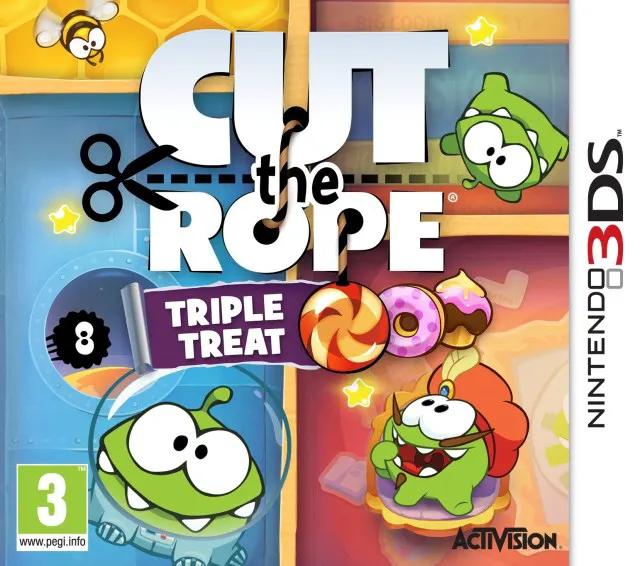 Game | Nintendo 3DS | Cut The Rope: Triple Treat Physical Video Games Game Nintendo