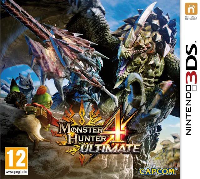 Game | Nintendo 3DS | Monster Hunter 4 Ultimate Physical Video Games Game Nintendo