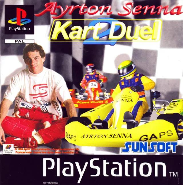 Game | Sony PlayStation PS1 | Ayrton Senna Kart Duel 2 Physical Video Games Game Sony