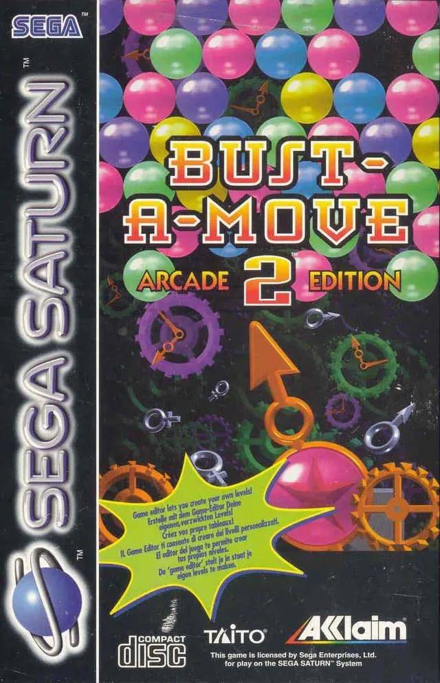 Game | Sega Saturn | Bust-A-Move 2: Arcade Edition Physical Video Games Game Sega