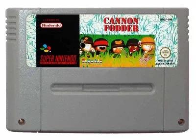 Game | Super Nintendo SNES | Cannon Fodder Physical Video Games Game Nintendo