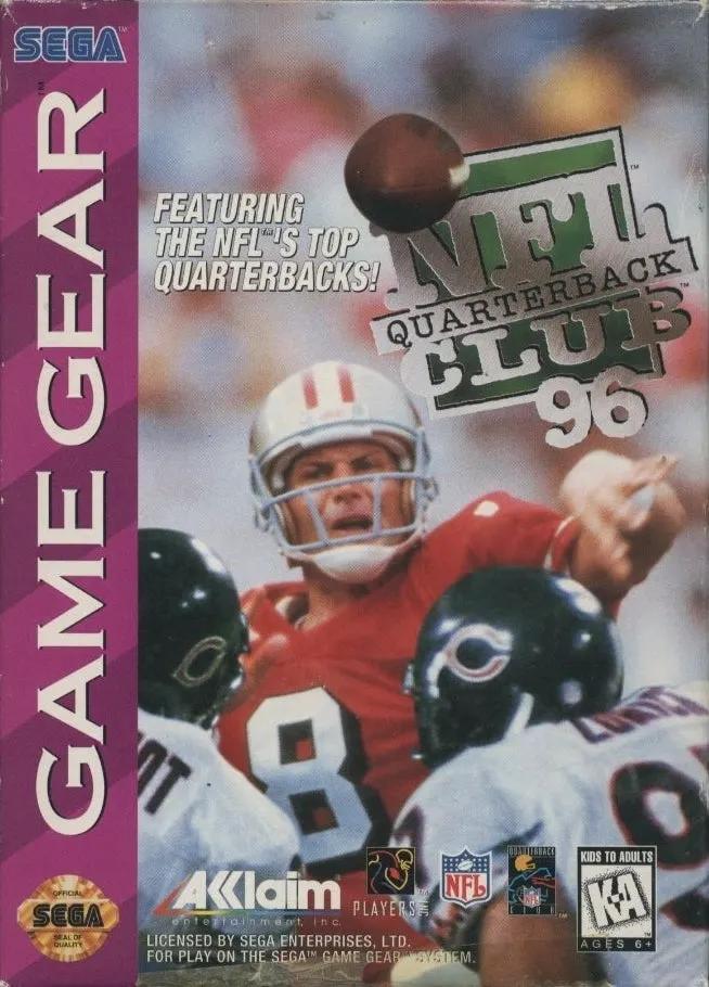 Game | Sega Game Gear | NFL Quarterback Club 96 Physical Video Games Game Sega