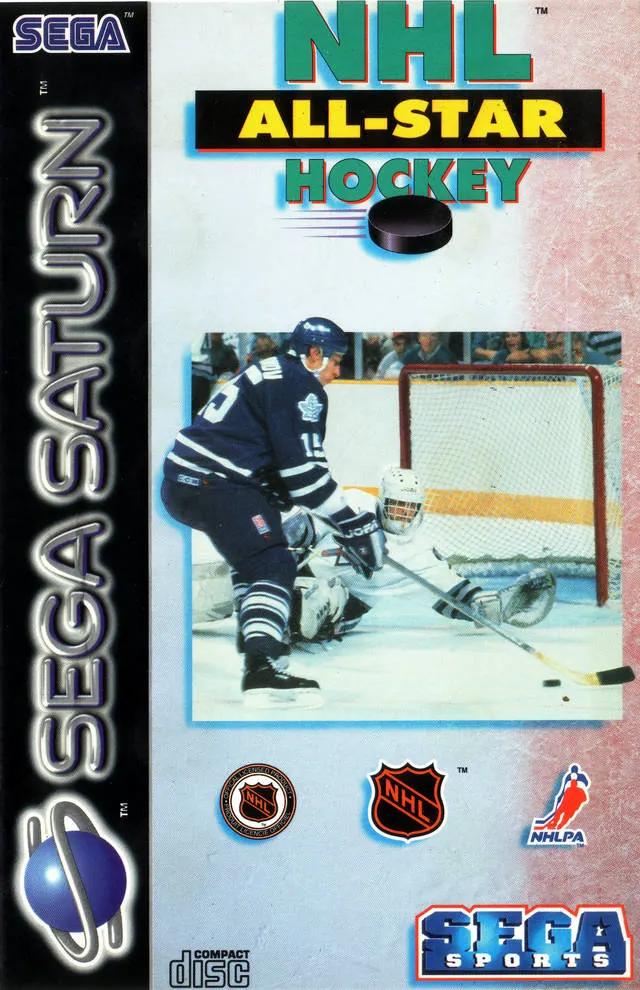 Game | Sega Saturn | NHL All-Star Hockey Physical Video Games Game Sega