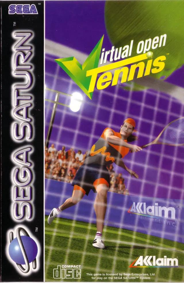Game | Sega Saturn | Virtual Open Tennis Physical Video Games Game Sega