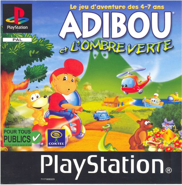 Game | Sony PlayStation PS1 | Adibou Et L'Ombre Verte