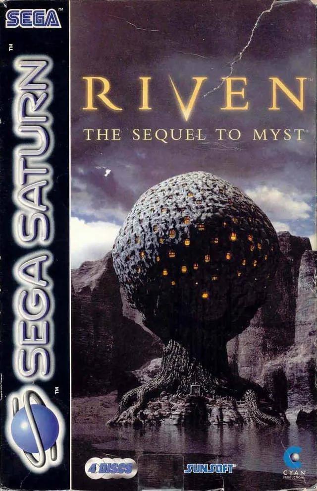 Game | Sega Saturn | Riven: The Sequel To Myst Physical Video Games Game Sega