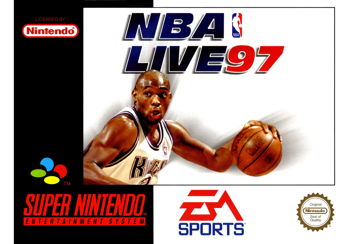Game | Super Nintendo SNES | NBA Live 97 Physical Video Games Game Nintendo
