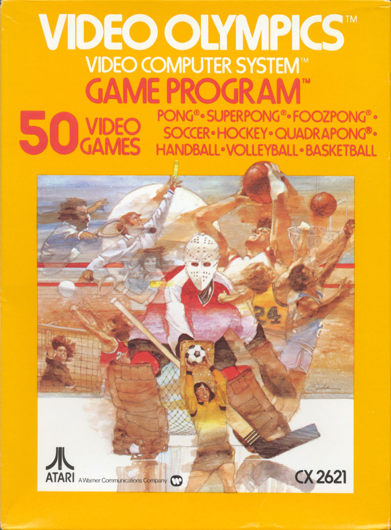 Game | Atari 2600 | Video Olympics (Text Label)