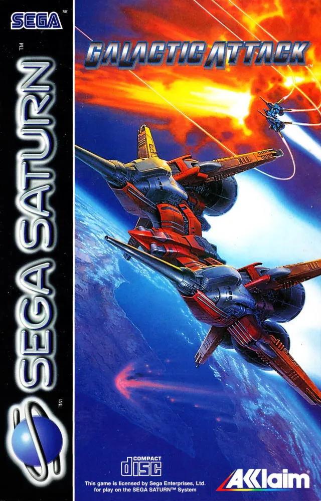 Game | Sega Saturn | Galactic Attack Physical Video Games Game Sega