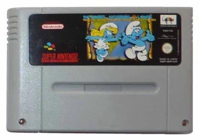 Game | Super Nintendo SNES | The Smurfs Travel The World Physical Video Games Game Nintendo