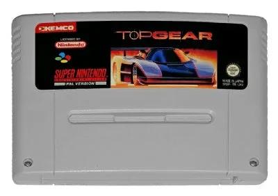 Game | Super Nintendo SNES | Top Gear Physical Video Games Game Nintendo