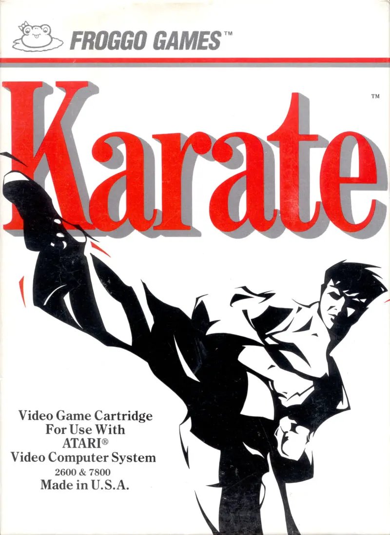 Game | Atari 2600 | Karate Physical Video Games Game Atari