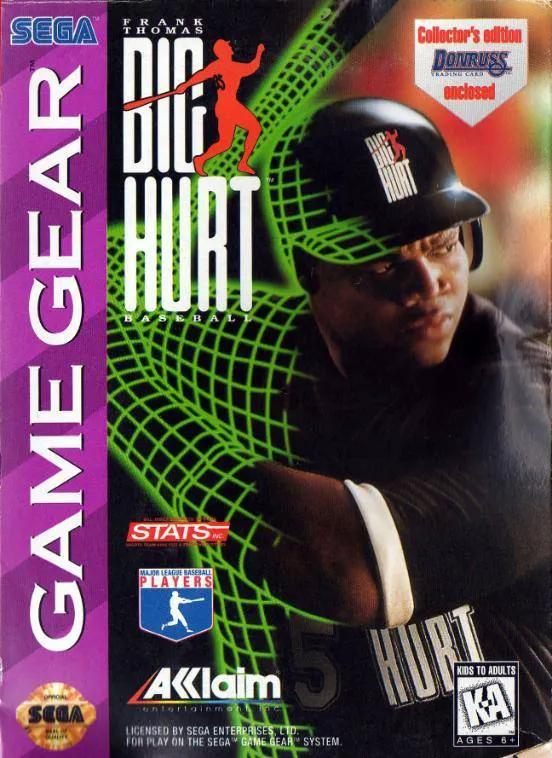 Game | Sega Game Gear | Frank Thomas Big Hurt Baseball Physical Video Games Game Sega
