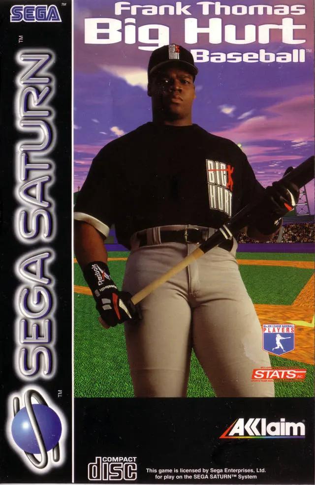 Game | Sega Saturn | Frank Thomas' Big Hurt Baseball Physical Video Games Game Sega