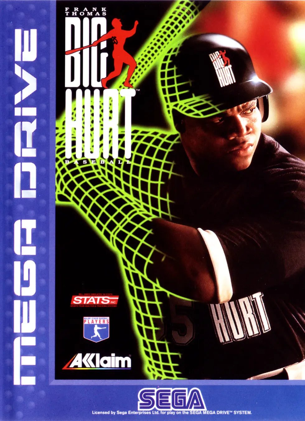 Game | Sega Mega Drive | Frank Thomas Big Hurt Baseball Physical Video Games Game Sega