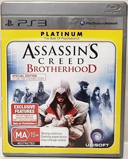 Game | Sony PlayStation PS3 | Assassin's Creed: Brotherhood (Platinum) Physical Video Games Game Sony