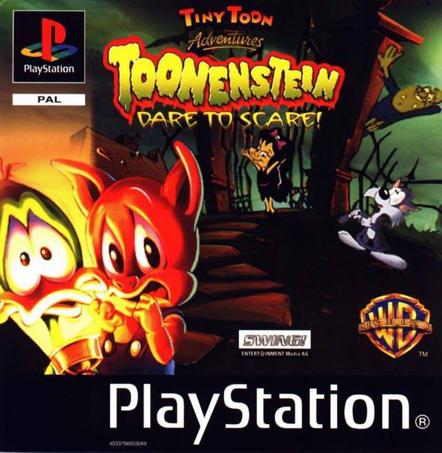 Game | Sony PlayStation PS1 | Tiny Toon Adventures Toonenstein Dare To Scare