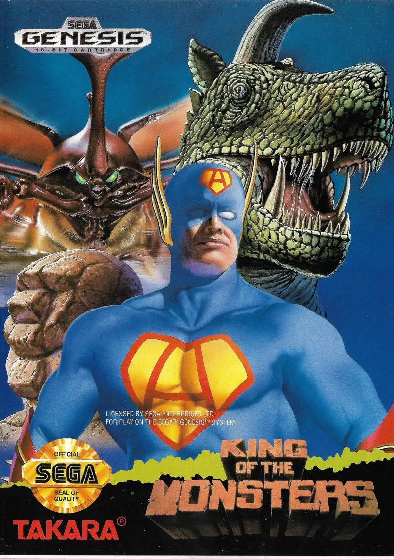 Game | Sega Mega Drive | King Of The Monsters Physical Video Games Game Sega