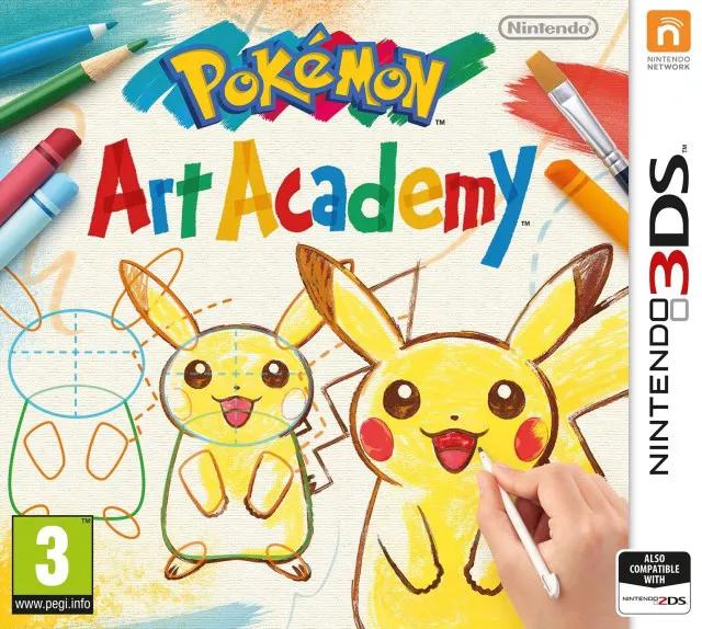Game | Nintendo 3DS | Pokemon Art Academy Physical Video Games Game Nintendo